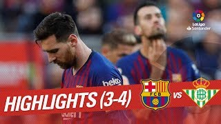 Resumen de FC Barcelona vs Real Betis 34 [upl. by Anemix862]