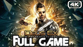 DEUS EX MANKIND DIVIDED Gameplay Walkthrough FULL GAME 4K 60FPS No Commentary [upl. by Camella]