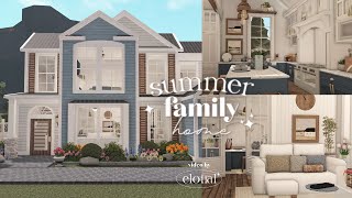 roblox l bloxburg  summer family home 501K  eloiral [upl. by Amaris646]