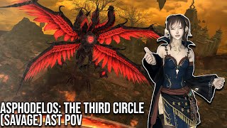 AST POV Pandaemonium SAVAGE  Asphodelos The Third Circle P3S FIRST CLEAR FFXIV [upl. by Anecuza90]