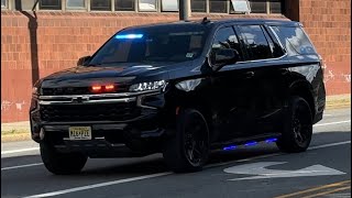 Unmarked Paterson Police Tahoe Responding 9824 [upl. by Jovia160]