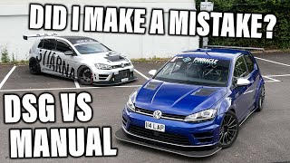 Did I Buy The WRONG Golf R DSG vs Manual [upl. by Rehpitsirhc]