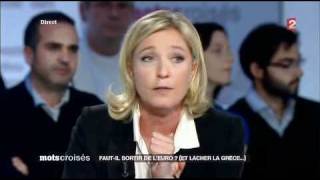 Marine Le Pen répond à Yves Calvi [upl. by Marena]