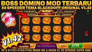 BOSS DOMINO MOD X8 SPEEDER TERBARU VERSI 142 TEMA BLACK DOFF ORIGINAL [upl. by Miof Mela]