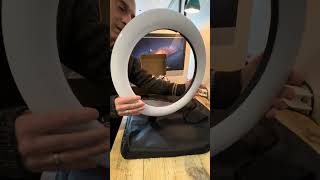 Unboxing  Anneau de lumière led  ring led 18 pouces [upl. by Ehudd81]