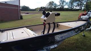 Custom Gheenoe LT25 Aluminum Console by Big Franks Outdoors [upl. by Osi]