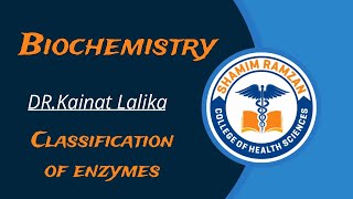 Biochemistry Classification of Enzymes [upl. by Ahsein]