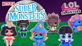 🧙‍♀️ SUPER MONSTRUOS 🧛‍♂️ PERSONAJES de la Serie NETFLIX en LIL SISTERS Transformaciones Fantásticas [upl. by Niwred101]