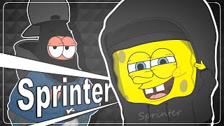 Animation SPRINTER  SpongeBob x Patrick [upl. by Nurav]