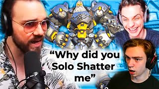 Killing Streamers with Reinhardt in Overwatch 2 w reactions [upl. by Aurea]