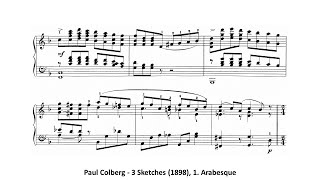 Paul Colberg  3 Sketches 1898 [upl. by Calica]