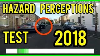 HAZARD PERCEPTION TEST PRACTICE  DVSA HAZARD TEST 2018 [upl. by Amethist]