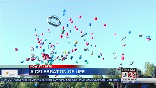 Dozens Attend Balloon Release Ceremony For Fallen Byhalia HS Football Player [upl. by Ramsay561]