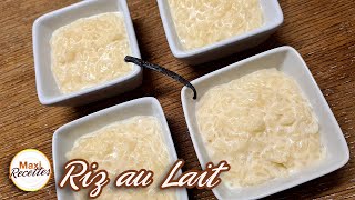 Riz au Lait  Recette Facile et Rapide [upl. by Lraep816]