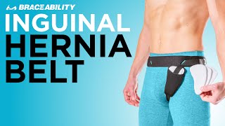 Braceability Inguinal Hernia Support Brief  bilateral hernia truss belt for men and women [upl. by Vaenfila]