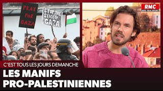 Arnaud Demanche  Les manifs propalestiniennes [upl. by Shara]