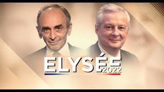 Replay  Élysée 2022  Débat Éric Zemmour vs Bruno Le Maire Complet [upl. by Lhadnek]