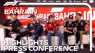 Driver Press Conference Highlights  2023 Bahrain Grand Prix [upl. by Maximilien]