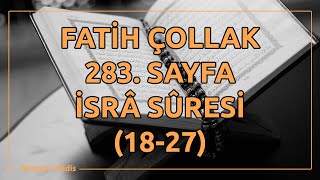 Fatih Çollak  283Sayfa  İsra Suresi 1827 [upl. by Thatcher]