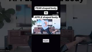 PEAR shaped body vs APPLE shaped weightlossforwomenover40 [upl. by Saitam]