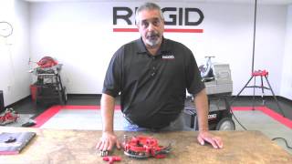 How To Use RIDGID® 817A Die Head Instructional Overview [upl. by Bayless]