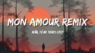 Zzoilo amp Aitana  Mon Amour Remix LetrasLyrics [upl. by Lleunamme]