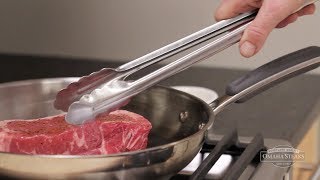 How to Pan Sear a Steak [upl. by Aryl]