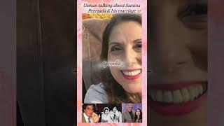 Usman talks about samina peerzada his marriage usmanpeerzada saminapeerzada couplegoals iqroskii [upl. by Younglove]