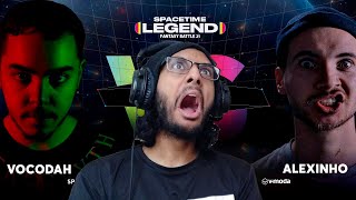 STITCH Reacts  Vocodah vs Alexinho  SPACETIME LEGENDS 2021 [upl. by Ymerej]