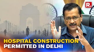 Air Pollution Supreme Court Permits Delhi Govt To Continue With Construction Of 27 Hospitals [upl. by Ynnub496]