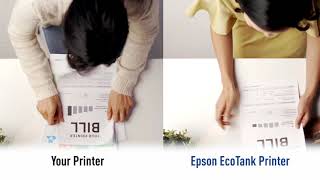 EcoTank vs Laser Printers  Low Power Consumption Home [upl. by Adialeda757]