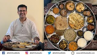 MASSIVE Marwari Rajasthani THAAL  25  dishes  in Gurgaon I Badiyan Faliyan Govind Gatta amp More [upl. by Lieberman413]