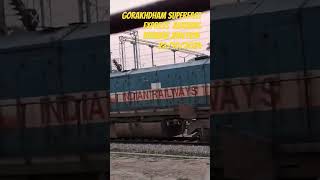 Gorakhdham superfast express ariving Bhiwani Junction [upl. by Marten]