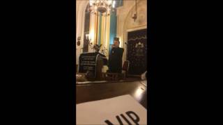 Chief Cantor Jürgen Frank Mylius sings a Andrea Bocelli song in the Frankel Synagogue in Budapest [upl. by Urion519]