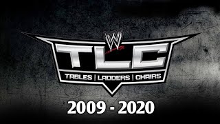 All Of WWE TLC PPV Main Events Match Card Compilation 2009  2020 [upl. by Butte]