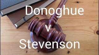 Donoghue v Stevenson 1932  Duty of Care amp the Snail in the Bottle  Law Case Summary Reasoning [upl. by Vassily]