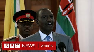 Kenya protests were treasonous says William Ruto  BBC Africa [upl. by Karolyn158]