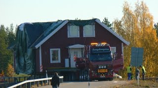 Volvo FH16 700 8x4 XXL  Husflytt Mega Moves in Kalix sweden part 1 [upl. by Chamberlain]