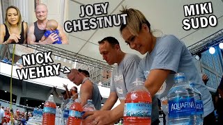 World Bratwurst Eating Championship VS Joey Chestnut 2021 Oktoberfest Zinzinnati Sausage Contest [upl. by Ettevol]