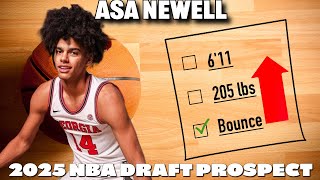 2025 NBA Draft Prospect Asa Newell  Georgia  How deep is the 2025 Class [upl. by Morganstein817]