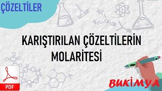 ÇÖZELTİLERİN KARIŞTIRILMASI [upl. by Broek]