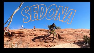 Sedona 2021 MTB Festival and trail rides Slim Shady Trail and HiLine trail in Sedona [upl. by Cousin157]