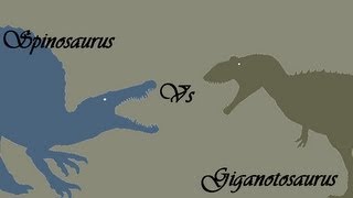 Spinosaurus vs Giganotosaurus [upl. by Nnorahs]