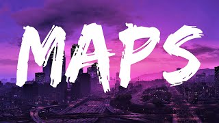 Maps lyrics  Maroon 5  Lyrics Video Official [upl. by Ytsirhk626]