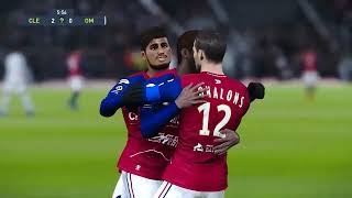 CLERMONT VS OM  PES 2021 GAMEPLAY [upl. by Ziegler130]