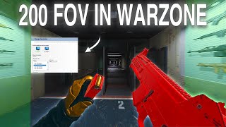 How to Get 200 FOV in Warzone Might Work on Console [upl. by Laira]