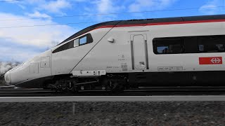 LochauHörbranz🇨🇭Grenzüberschreitender🇩🇪 ECVerkehr mit Astoro ETR610 Zürich➡München Hbf➡Zürich [upl. by Ilene]