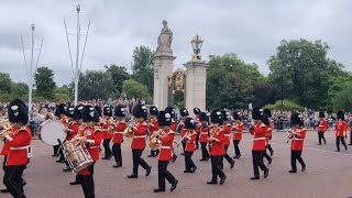 Changing The Guard Ceremony at Buckingham Palace London 22nd July 2024 [upl. by Agrippina520]