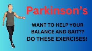 6 great Parkinsons exercise drills that will help with your gait and balance [upl. by Aihsram]