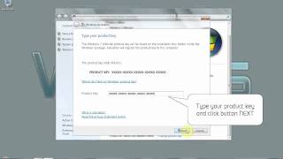 Windows 7 Ultimate 64 bit  How to change Windows 7 product key  wwwvid4us [upl. by Enimajneb]